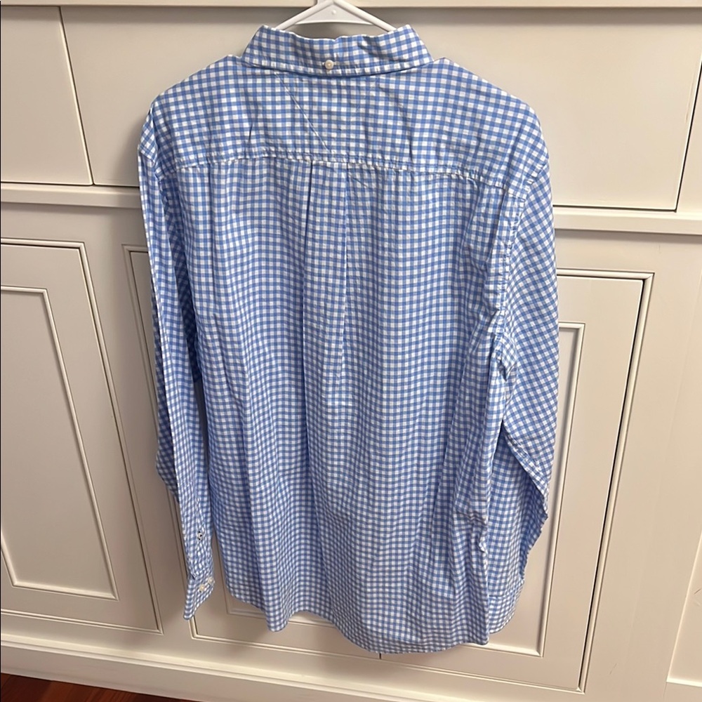 Tommy Hilfiger Blue Casual Button Down Shirt - Picture 5 of 5
